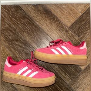 Women’s Adidas Gazelle Bold ‘Wild Pink Gum’ Sneaker